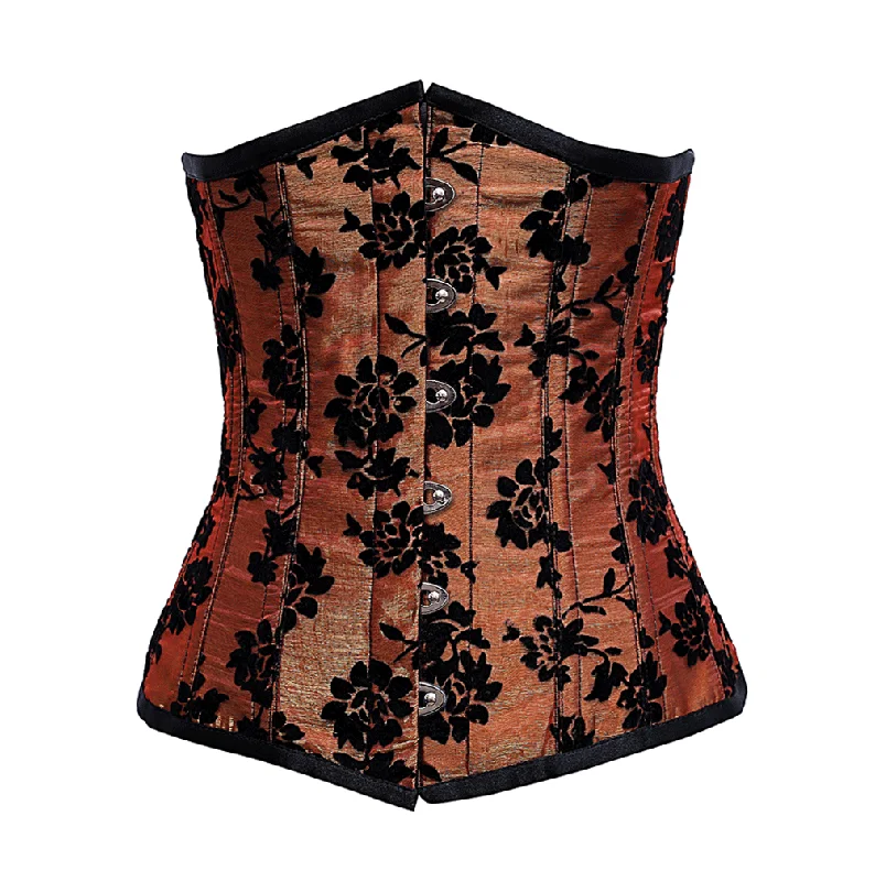 Velvet bustiers for a soft and plush feelBrandt Burgundy Corset With Tissue Flocking Velvet bustiers for a soft and plush feelBrandt Burgundy Corset With Tissue Flocking