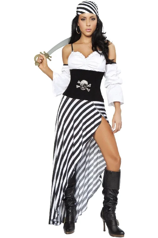Women's Cosplay Inspired Babydoll LingerieRoma Pirate Lass Costume