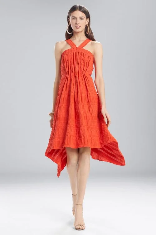 Strappy sexy mini dresses for a night outSummer Texture Eyelet Dress