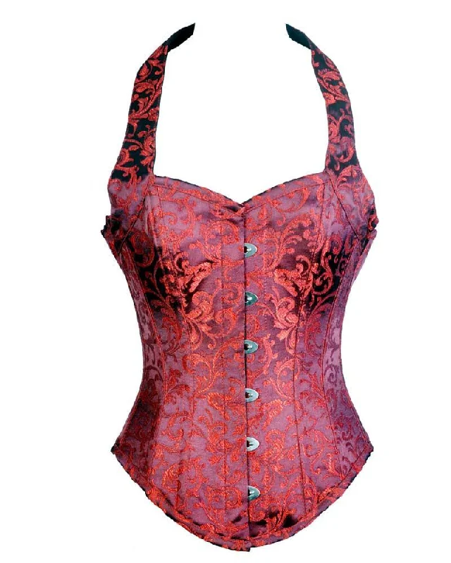 Steampunk - themed bustiers with brass accentsInaaya Custom Made Corset