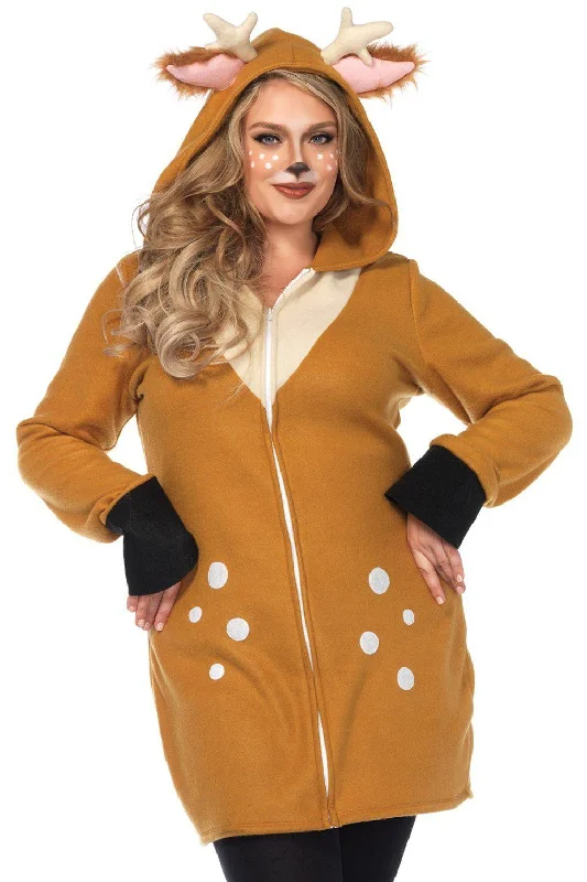 Women's Fantasy Cosplay NightwearPlus Size Sexy Fawn Costume Dress