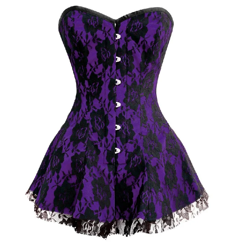 Victorian - era corsets with intricate boning detailsElaine Corset Dress