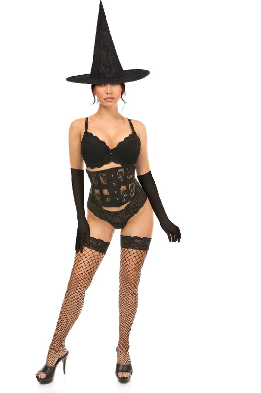 Women's Cosplay Inspired Babydoll LingerieLavish 3 PC Daring Witch Corset Costume