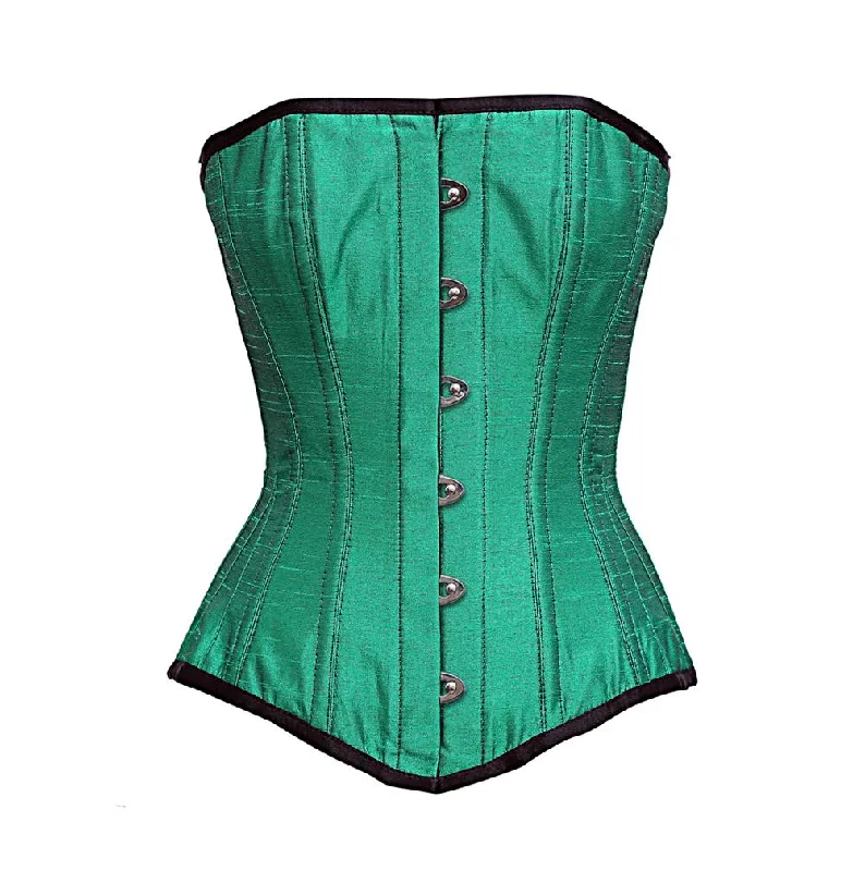 Neoprene corsets for a stretchy and form - fitting styleGreendge Dupion Steel Boned Overbust Corset Neoprene corsets for a stretchy and form - fitting styleGreendge Dupion Steel Boned Overbust Corset