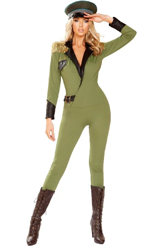 Superhero Themed Cosplay Lingerie for WomenRoma Military Army Babe Costume