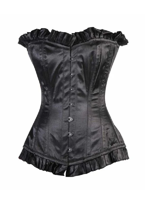 Victorian - era corsets with intricate boning detailsMindy Longline Overbust Corset