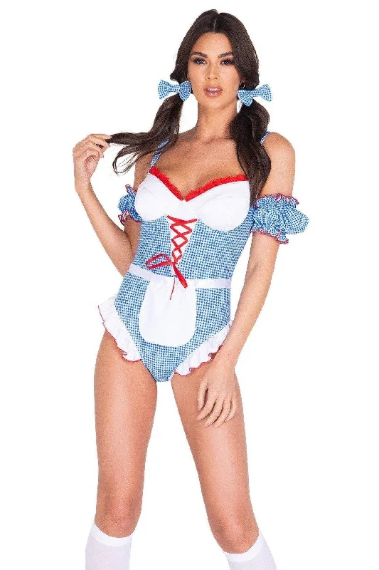 Sexy Female Cosplay UnderwearGingham Kansas Girl Costume