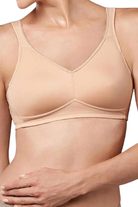 Women's Lingerie with Bow DetailsMarlena Seamless Soft Cup Bra In Beige