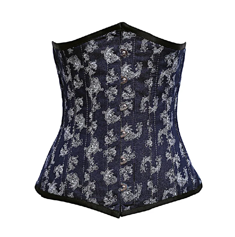 Multicolored bustiers with a vibrant and playful designBenzi Floral Print On Denim Underbust Corset Multicolored bustiers with a vibrant and playful designBenzi Floral Print On Denim Underbust Corset
