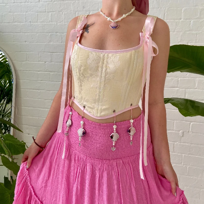 Bohemian - style corsets with tassels and embroideryOcean Princess Corset Sample