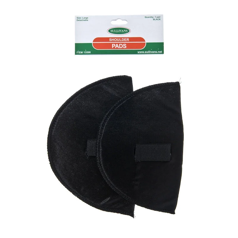 Women's Sports Lingerie for Active WearSullivans Shoulder Pads, Detachable Size Large- Black Women's Sports Lingerie for Active WearSullivans Shoulder Pads, Detachable Size Large- Black