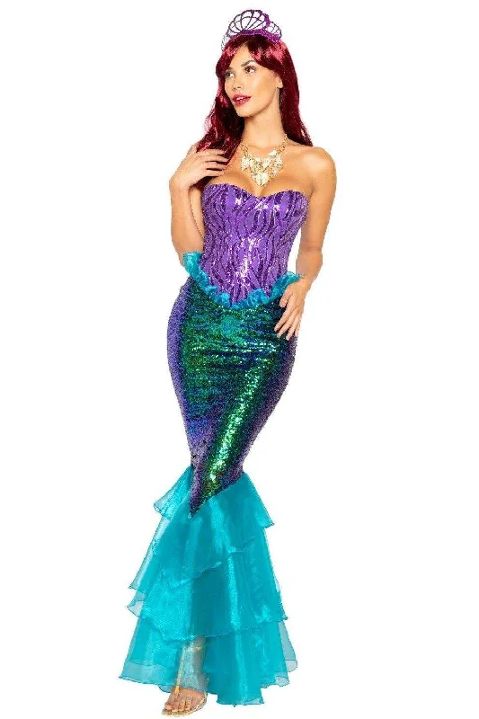 Elven Cosplay Lingerie for Women3 Piece Magestic Mermaid Costume