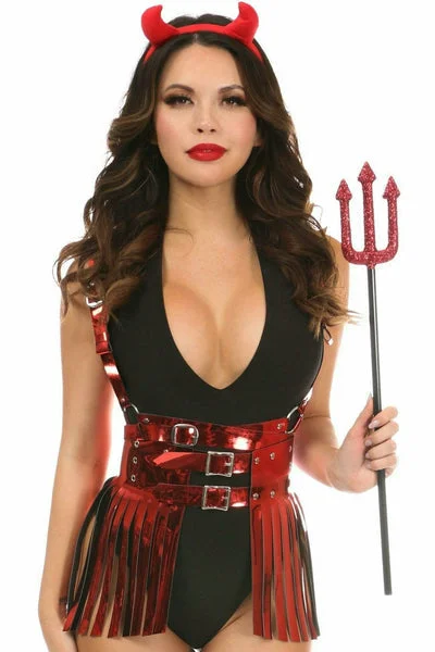 Women's Fantasy Cosplay NightwearLavish 4 PC Sexy Devil Costume