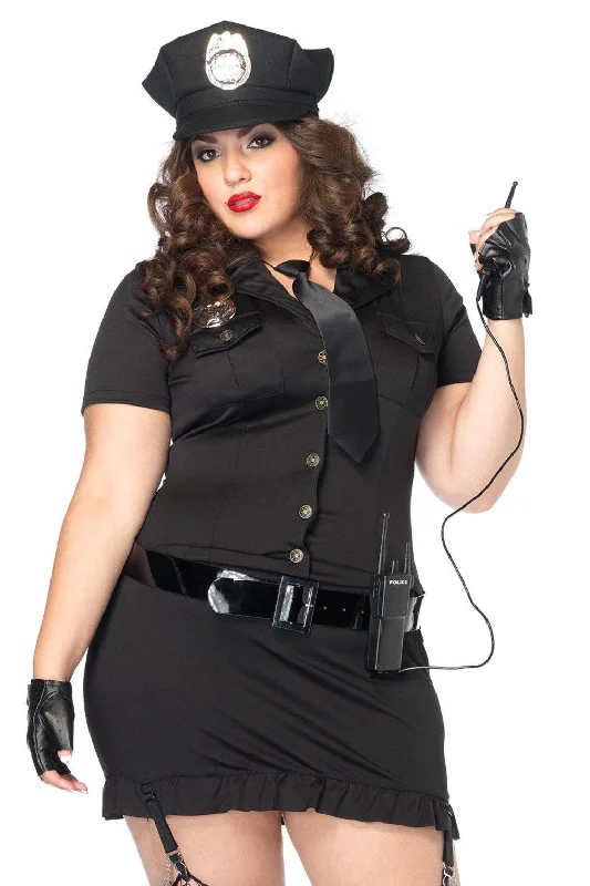 Sexy Nurse Cosplay Lingerie OutfitPlus Size Dirty Cop Costume