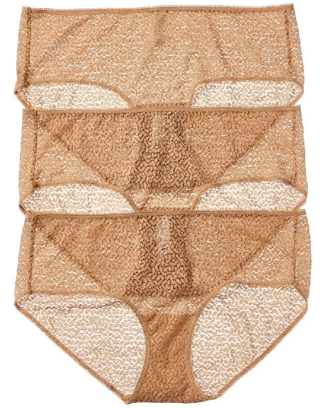 Luxury Lingerie for Special OccasionsDKNY 3pk Modern Lace Hipster