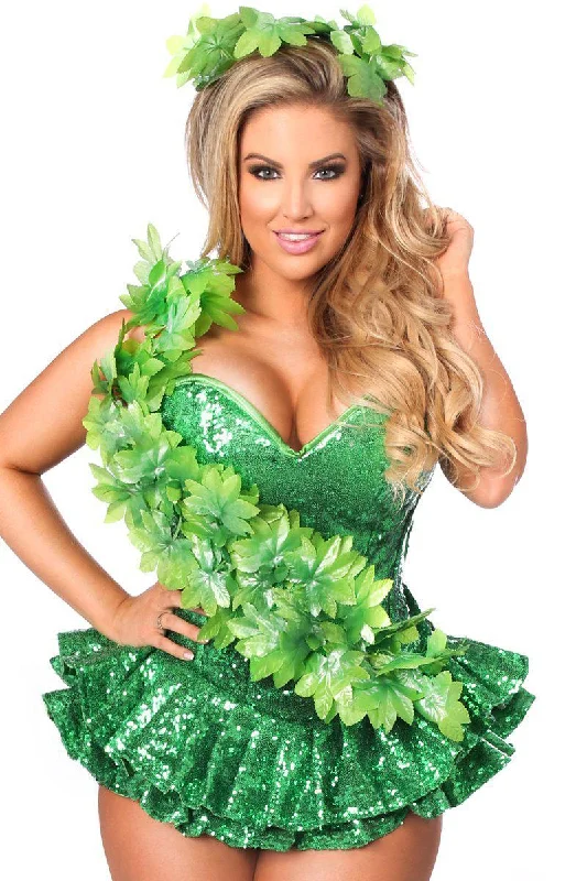 Women's Historical Cosplay Lingerie SetTop Drawer Premium Ivy Vixen Corset Costume