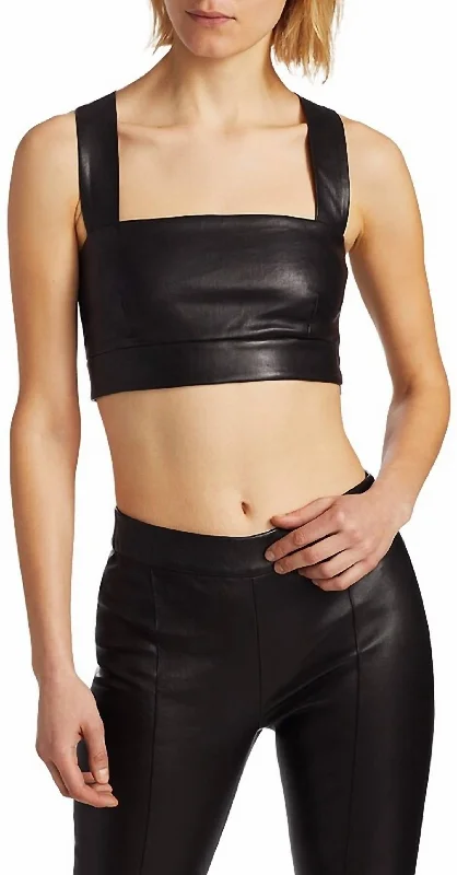 Women's Lingerie for AnniversariesCross Back Bra Top In Black