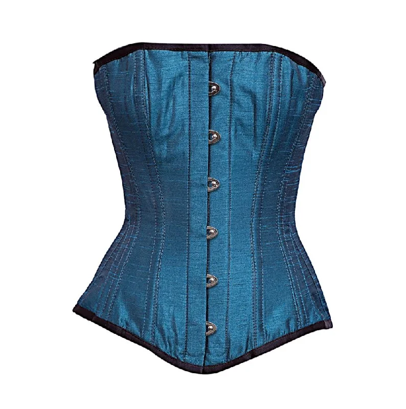 Neoprene corsets for a stretchy and form - fitting stylePlanket Turquosie dupion Overbust Corset Neoprene corsets for a stretchy and form - fitting stylePlanket Turquosie dupion Overbust Corset