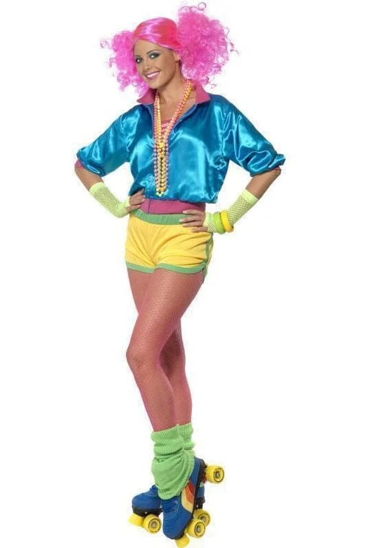 Women's Anime Cosplay LingerieSS-Skater Girl Costume | Neon