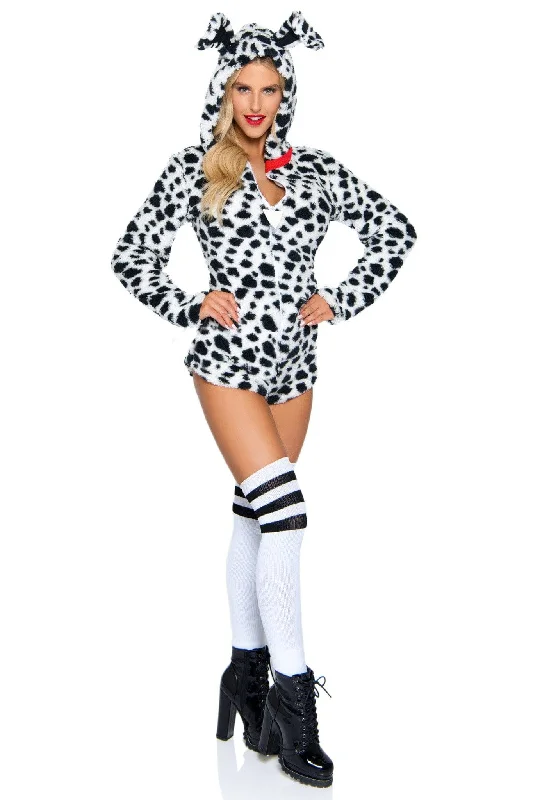 Plus Size Women's Cosplay LingerieDarling Dalmatian Costume