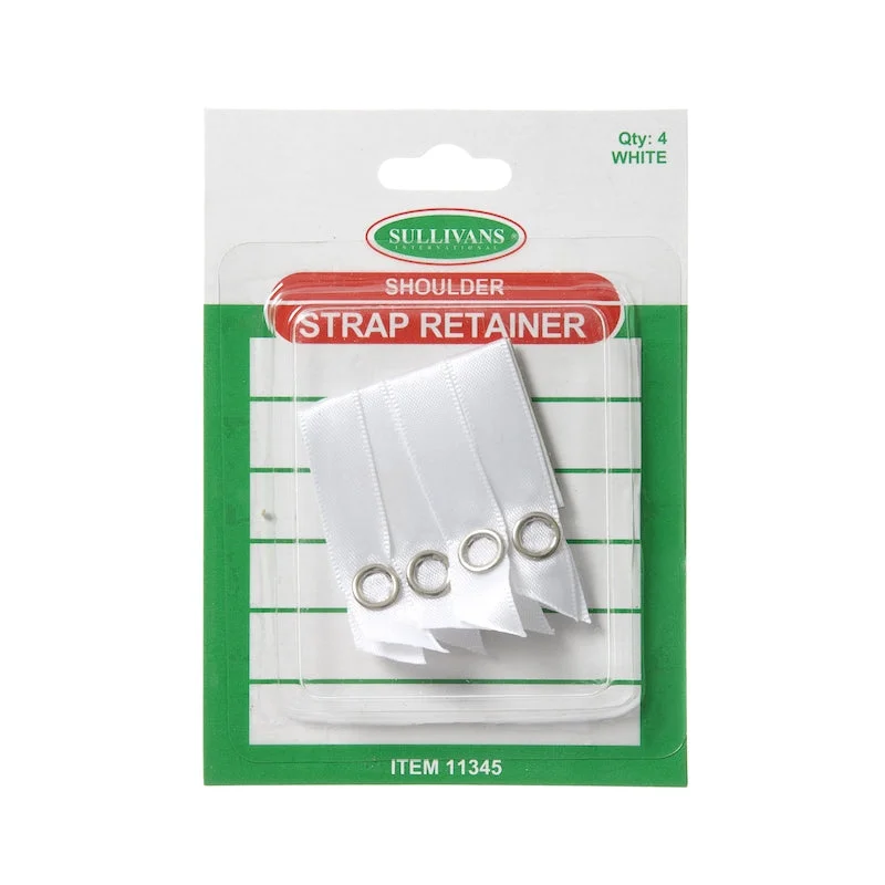 Nude Color Lingerie for WomenSullivans Shoulder Strap Retainer, White- 4pk