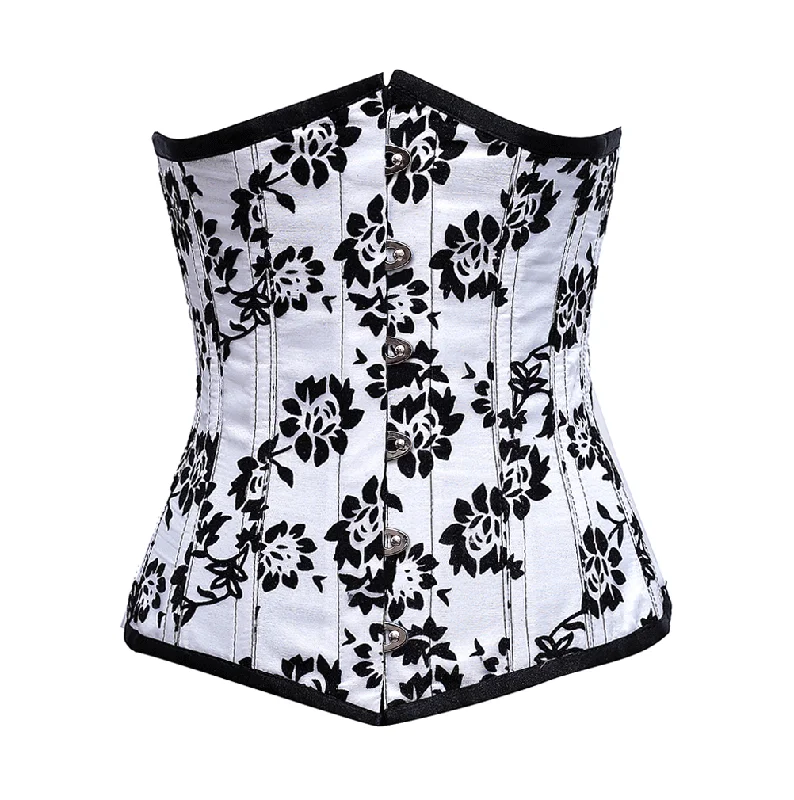 Breathable corsets for all - day wearCaitlin White Underbust Corset With Tissue Flocking Breathable corsets for all - day wearCaitlin White Underbust Corset With Tissue Flocking