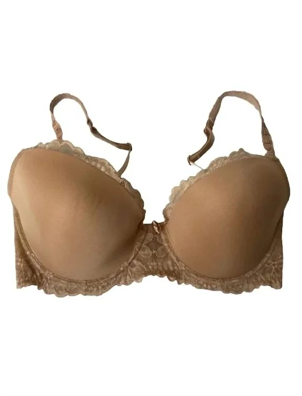 Women's Lingerie with Built-in ShapewearThe Scarlett Hybrid Demi Bra In Nude