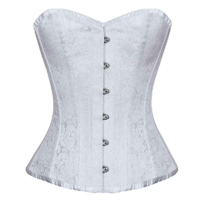 Microfiber corsets for a lightweight optionELEGANT WHITE BRO-100