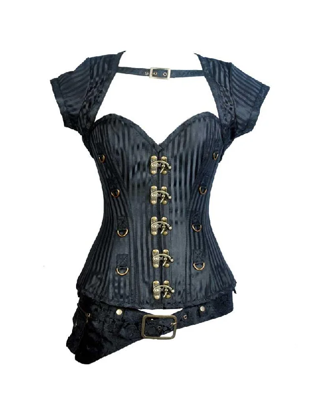 Polka - dot bustiers for a fun and retro appearanceVandersey Steampunk Overbust Corset Polka - dot bustiers for a fun and retro appearanceVandersey Steampunk Overbust Corset