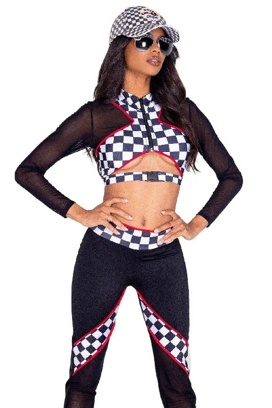 Women's Steampunk Cosplay UndergarmentsSexy Race Car Driver Costume