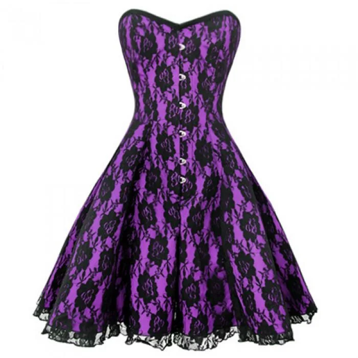 Denim - look corsets for a casual yet stylish twistNiya Custom Made Corset Dress