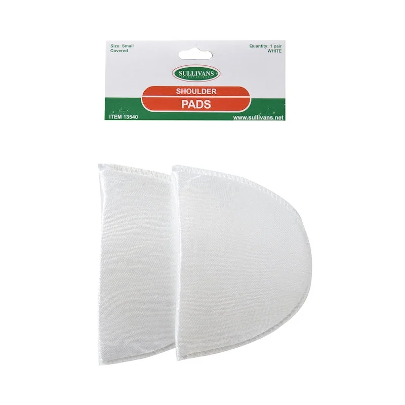 Seamless Lingerie for WomenSullivans Shoulder Pads, Covered Size Small- White