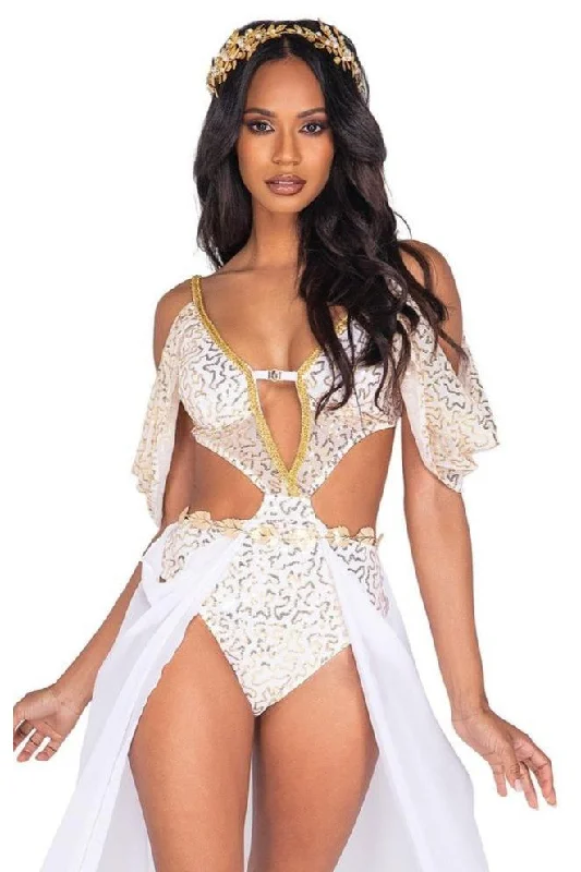 Lace Cosplay Lingerie for Women2 Piece Glam Goddess Costume