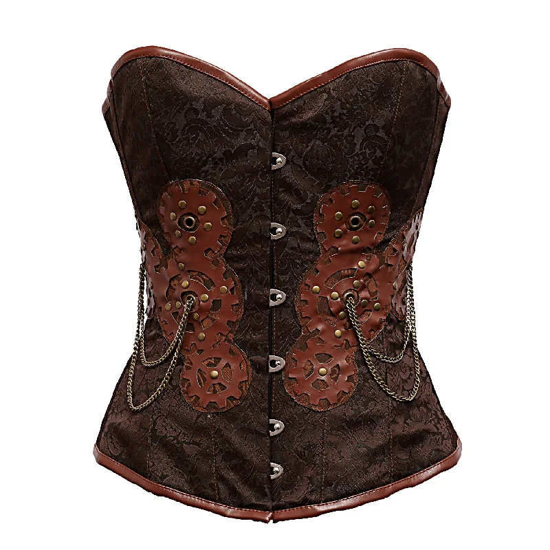 Posture - correcting bustiers for better spinal alignmentKitty Steampunk Overbust Corset Posture - correcting bustiers for better spinal alignmentKitty Steampunk Overbust Corset