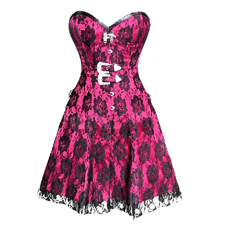 Moisture - wicking corsets for active lifestylesAndre Gothic Net Overlay Corset Dress Moisture - wicking corsets for active lifestylesAndre Gothic Net Overlay Corset Dress