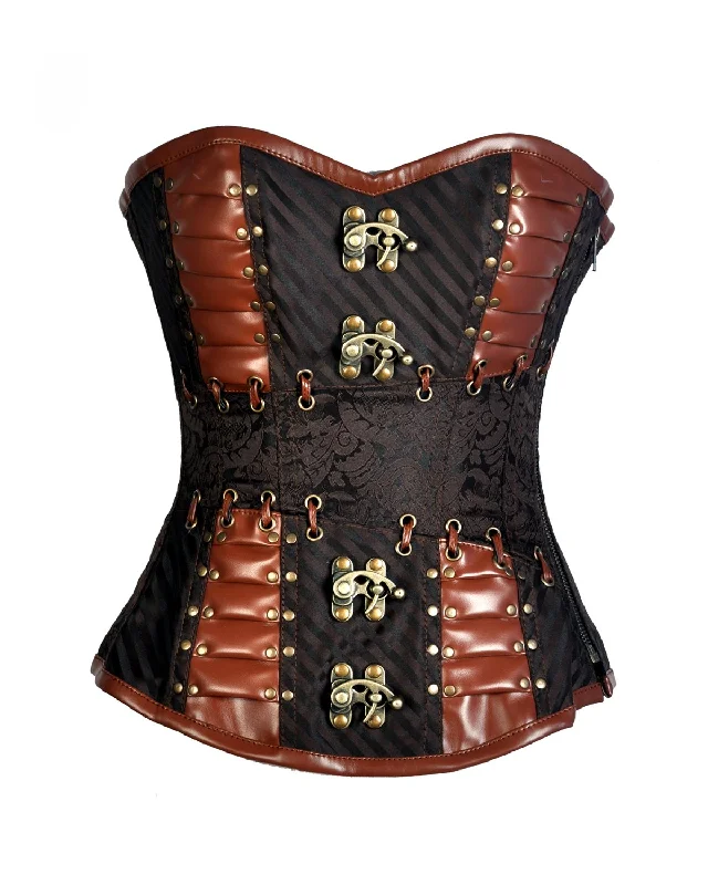 Leather bustiers for a bold and edgy lookSerry Custom Made Corset