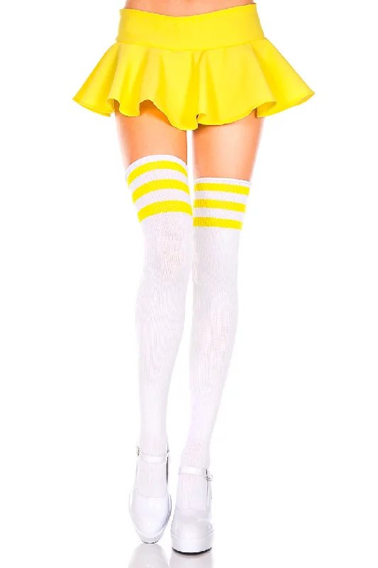 White/Neon Yellow