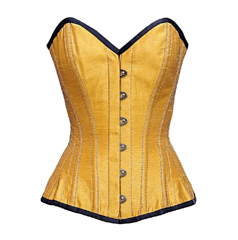 Animal - print bustiers for a wild and fierce styleZimmer Gold dupion Overbust Corset Animal - print bustiers for a wild and fierce styleZimmer Gold dupion Overbust Corset