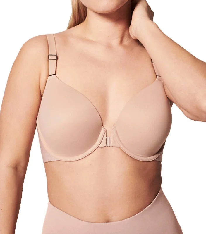 Women's Bridal Lingerie CollectionBra-Llelujah Adjustable Unlined Full Coverage Bra In Toasted Oatmeal