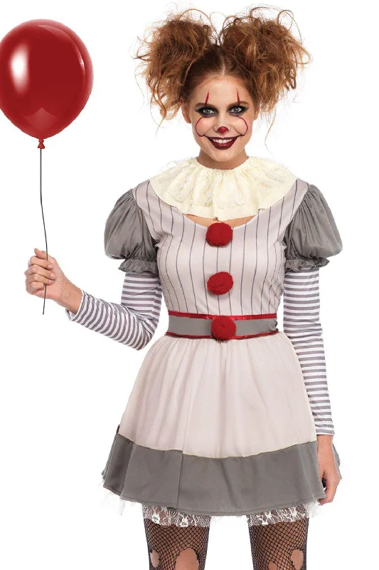Women's Cosplay Inspired Babydoll LingerieCreepy Clown Costume