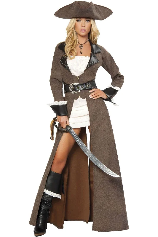Women's Fantasy Lingerie for Cosplay EventsRoma Deluxe Pirate Captain Costume