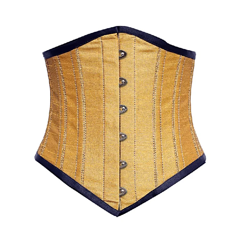 Halloween - themed corsets for a spooky costumeSental Sexy Underbust Gold dupion Corset Halloween - themed corsets for a spooky costumeSental Sexy Underbust Gold dupion Corset