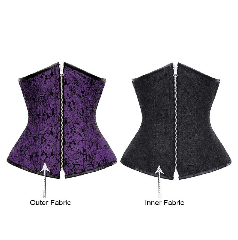 Brocade bustiers with a rich and textured appearanceAlyna Custom Made Corset