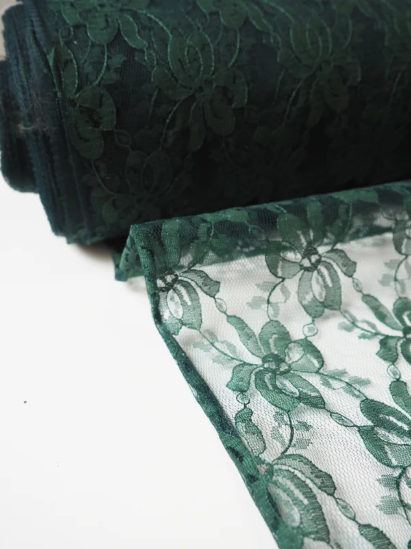 Women's Chemises and BabydollsForest Green Bow Lace