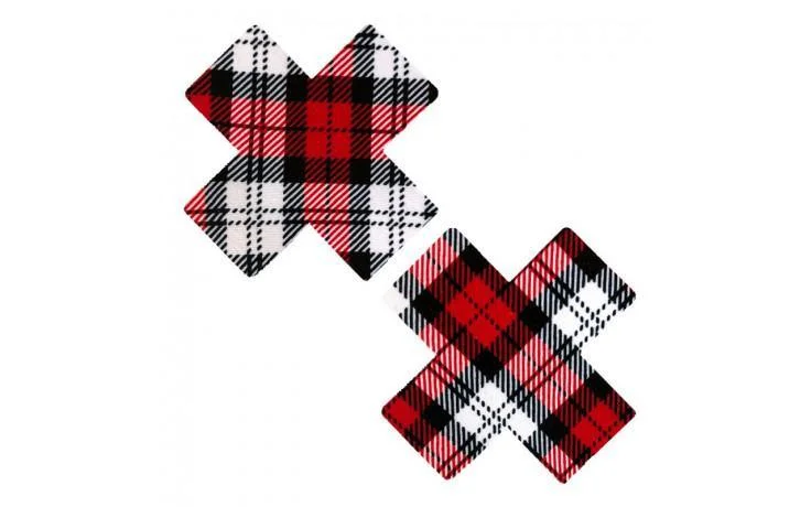 Lingerie Gift Sets for WomenSchool Girl Plaid X Factor Pasties