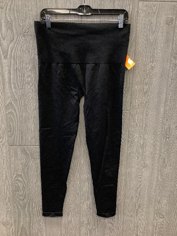 Women's purple tight trousers Pants Leggings By Assets By Spanx In Black, Size: 1x