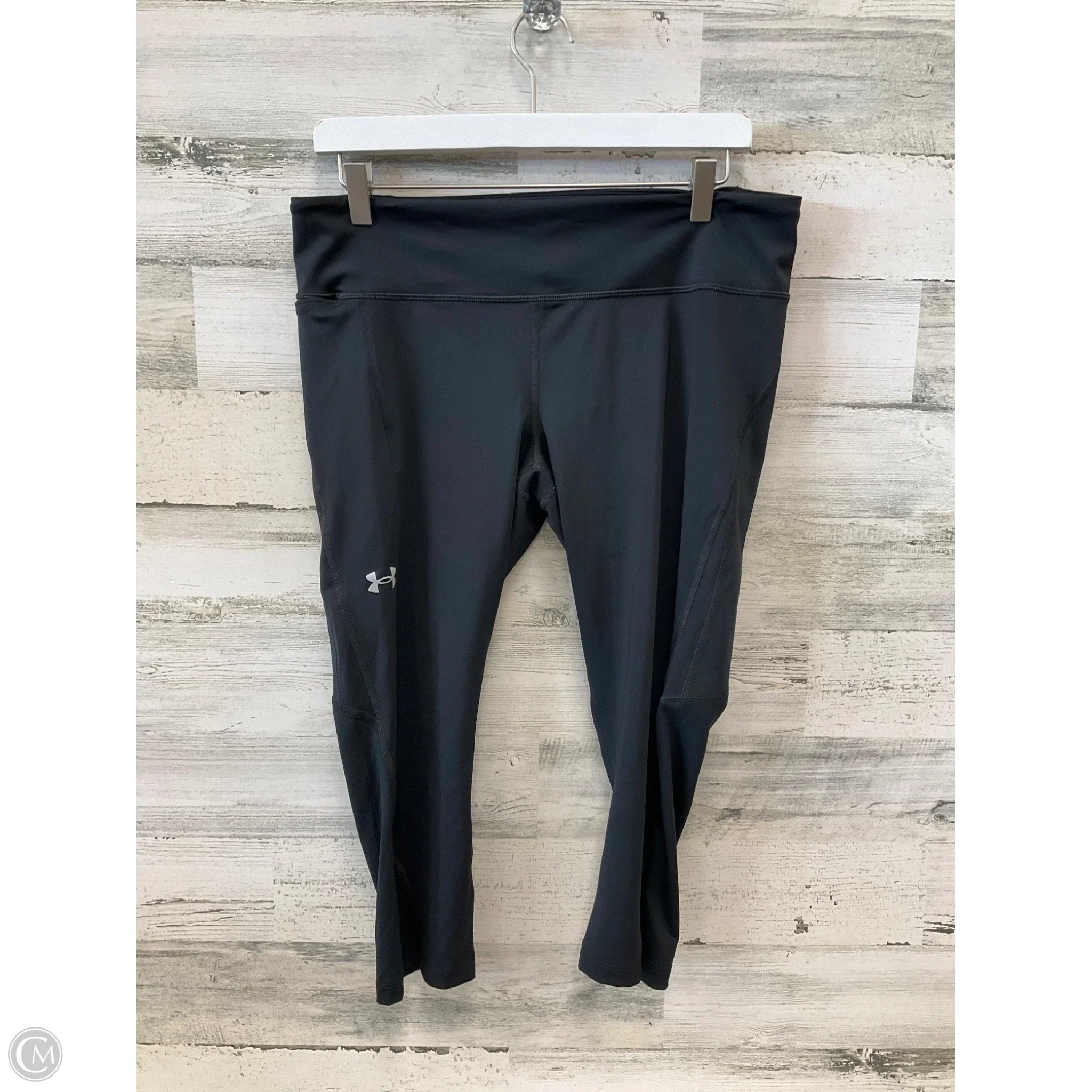  Athletic Leggings Capris By Under Armour In Black, Size: Xl