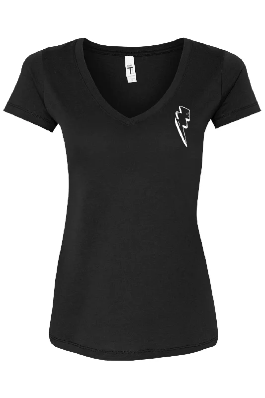 Women's pocket t shirt REV Burger Women's V-Neck T-Shirt