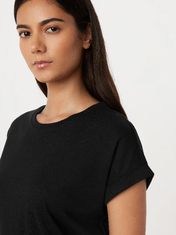 Women's vintage t shirt The Hemp Relaxed T-Shirt in Black