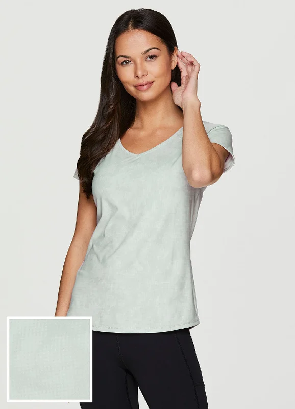 Women's low cut t shirt Tonal Floral Super Soft Tee